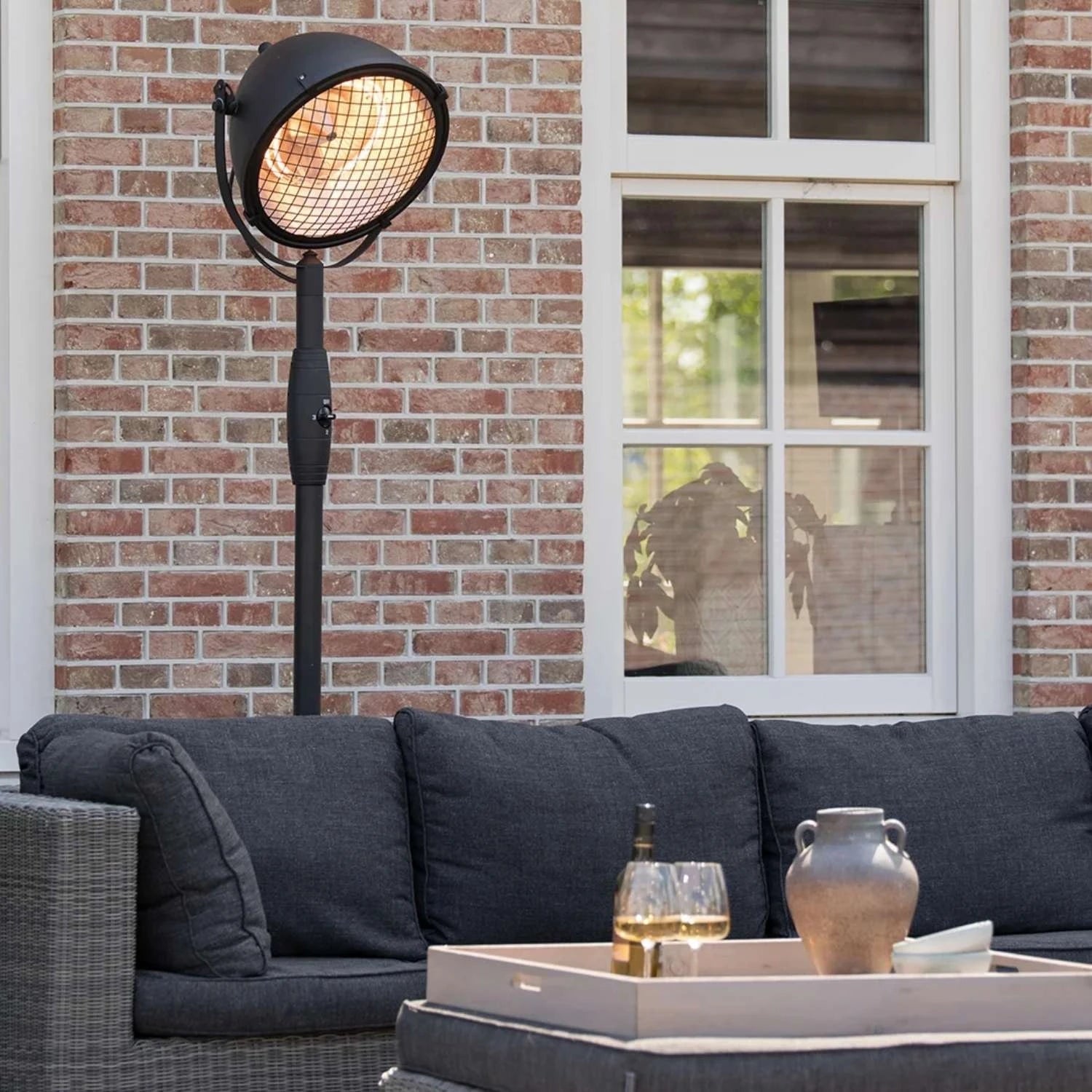 Indus Bright calefactor de terraza de pie 2100W
