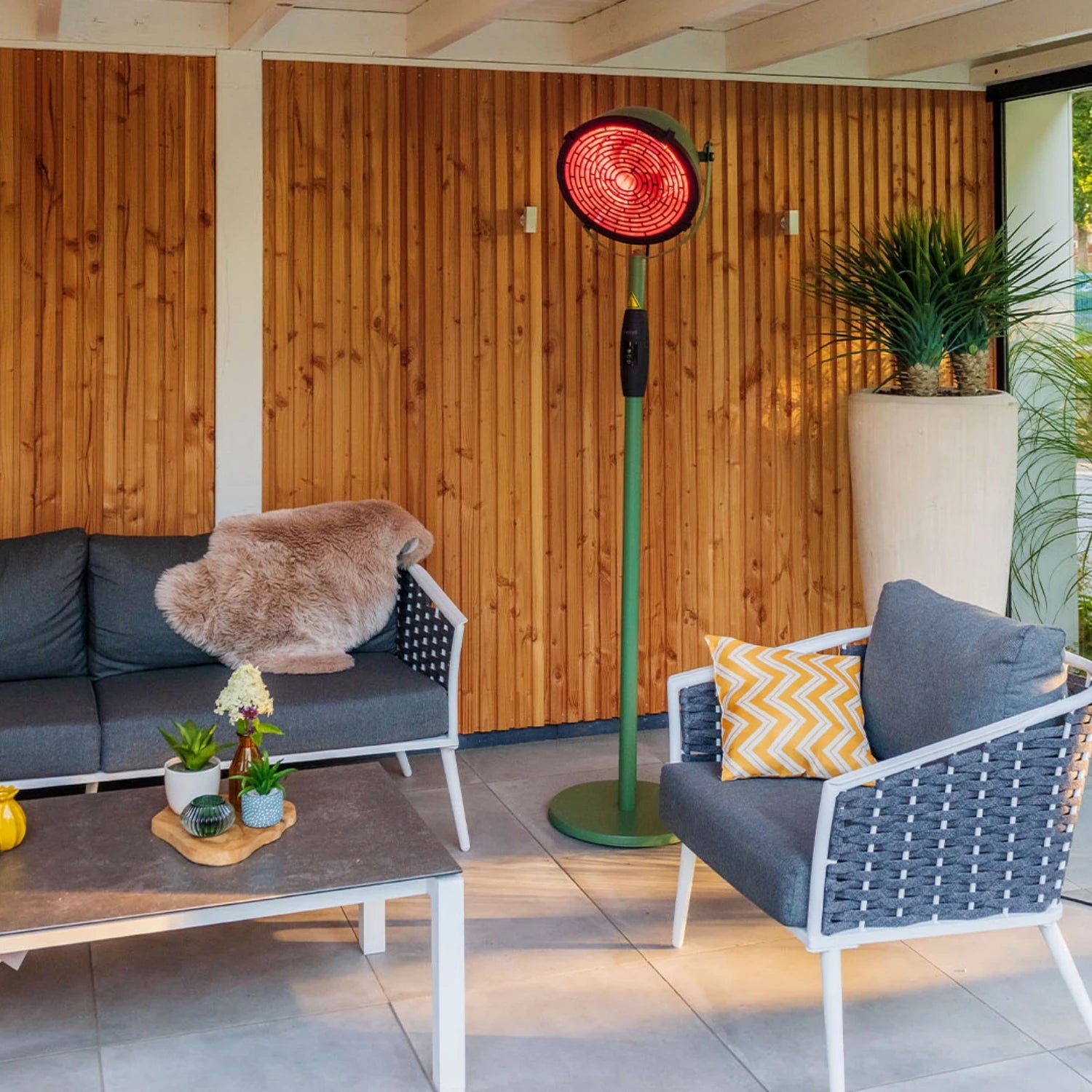 Indus calefactor de terraza de pie 2100W