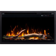 Insertable eléctrico para chimenea 3D de 35" (90 cm)