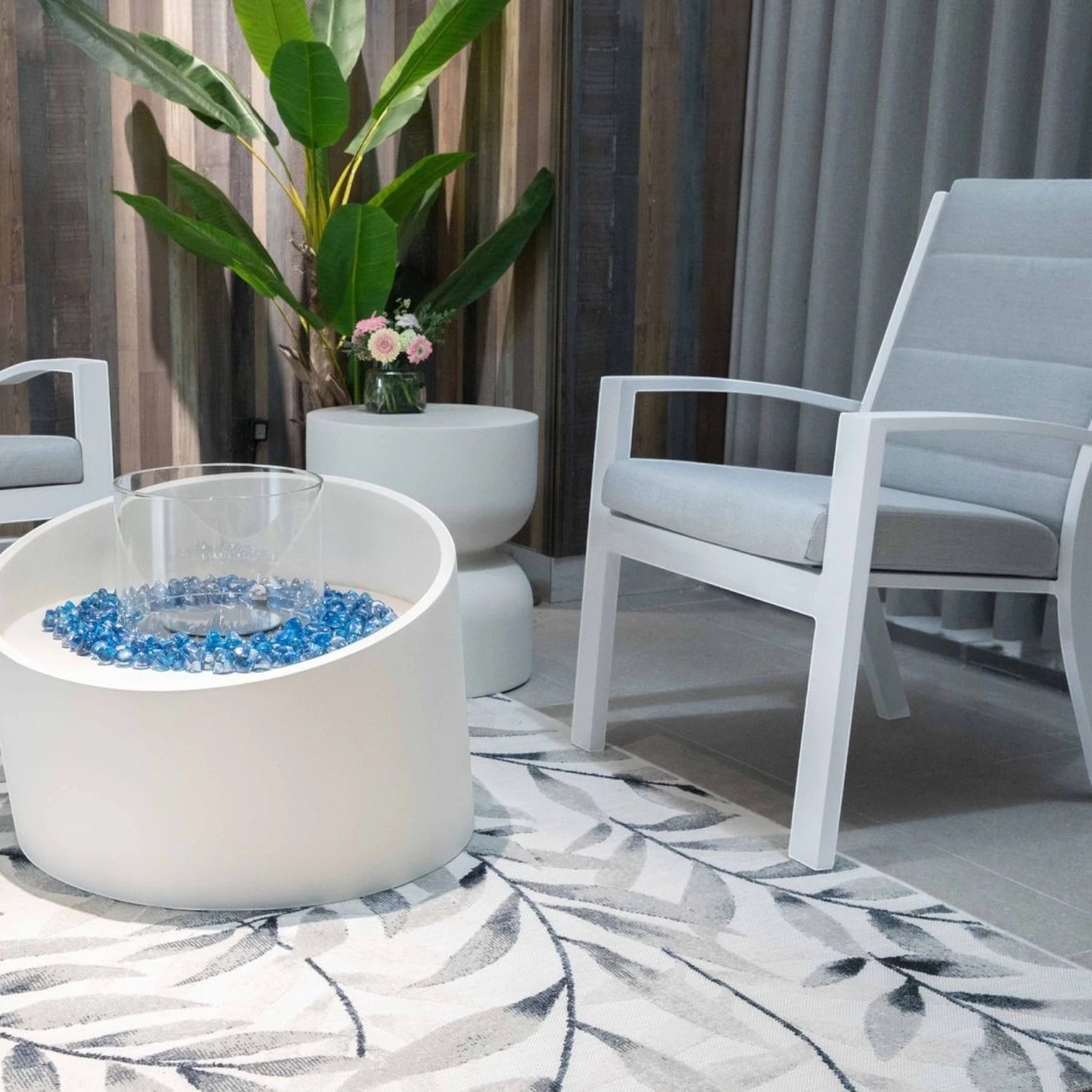 TORRE Columna de Bioetanol – Blanco Crema