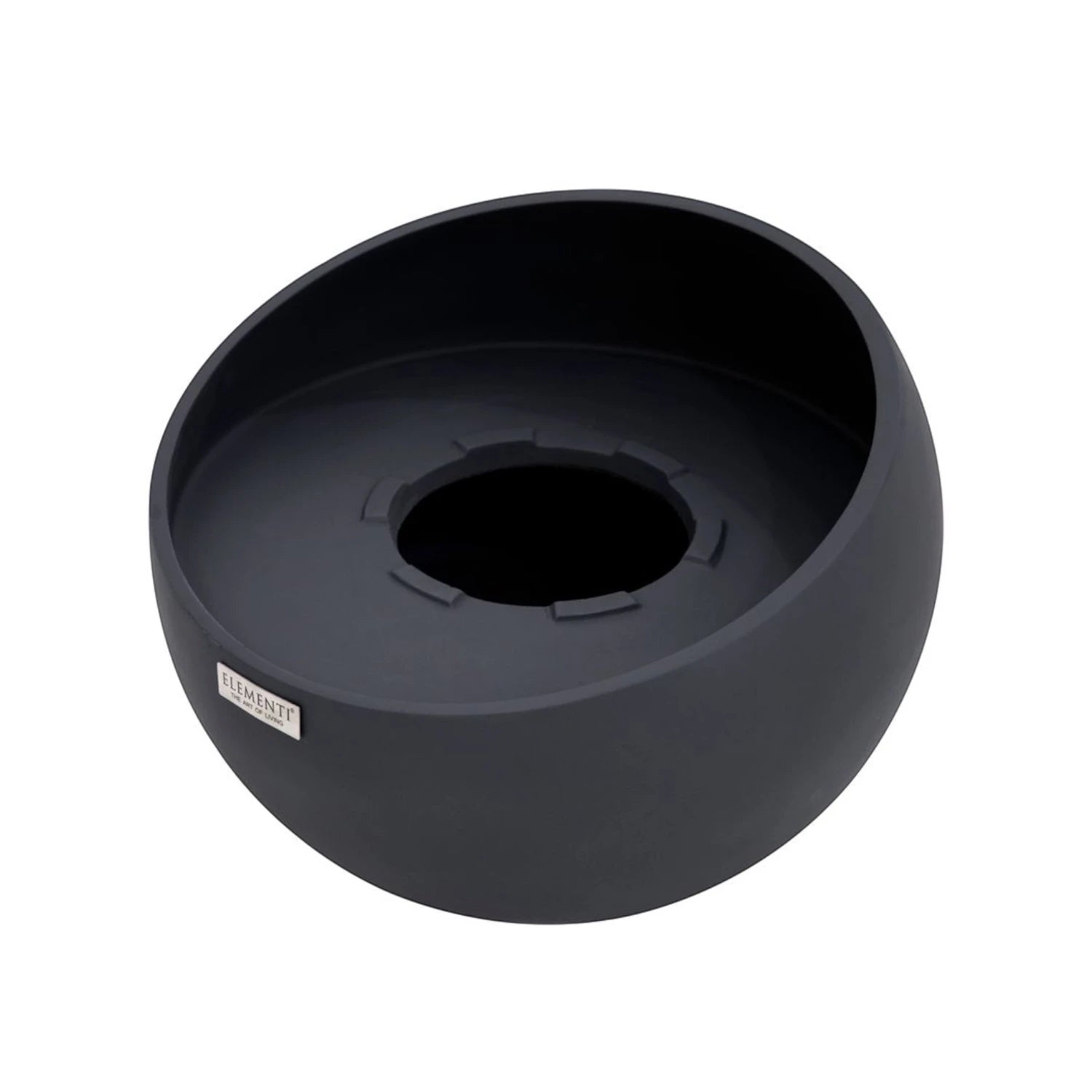 FIRENZE Cuenco de Bioetanol S – Negro Pizarra