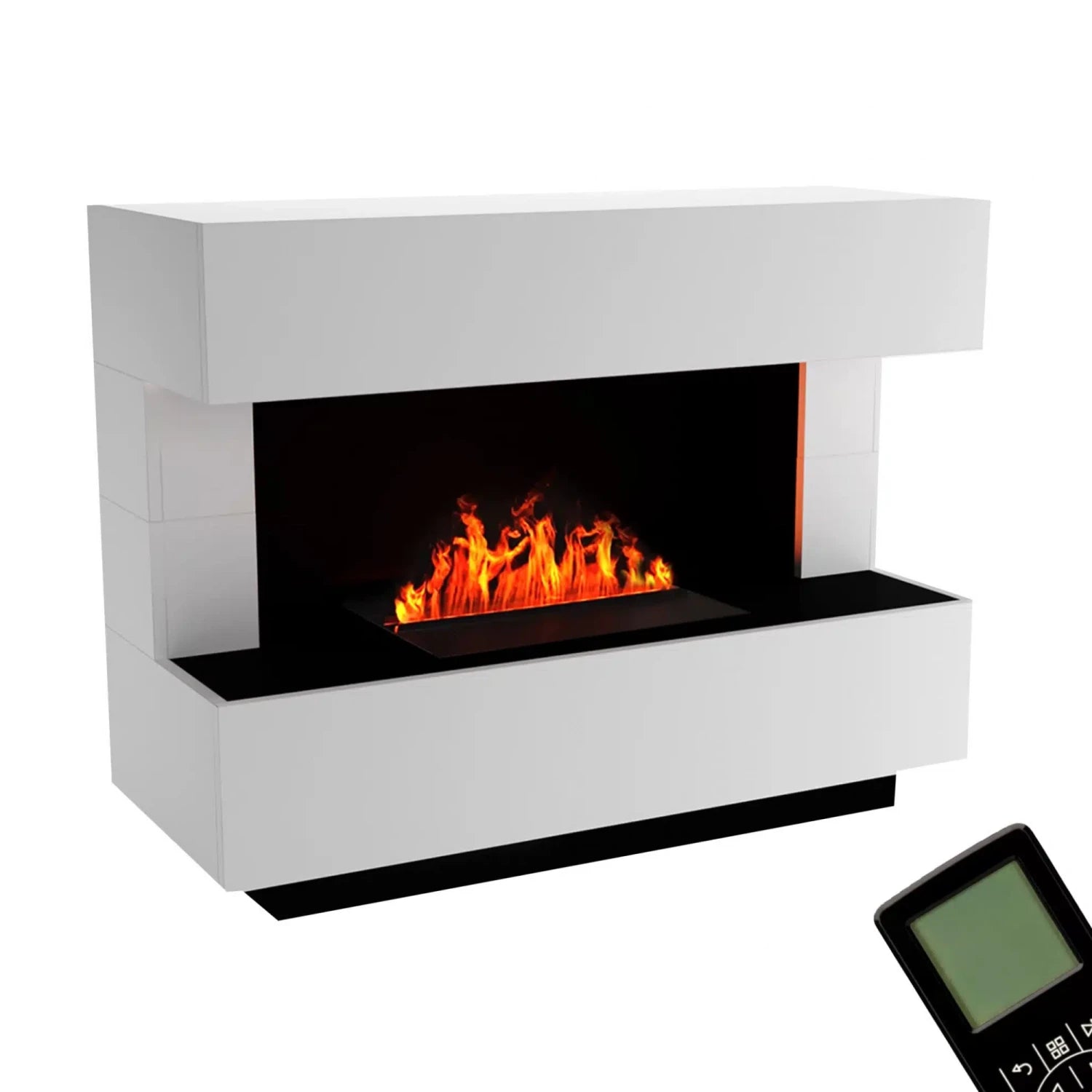 Chimenea híbrida Kant – Blanco
