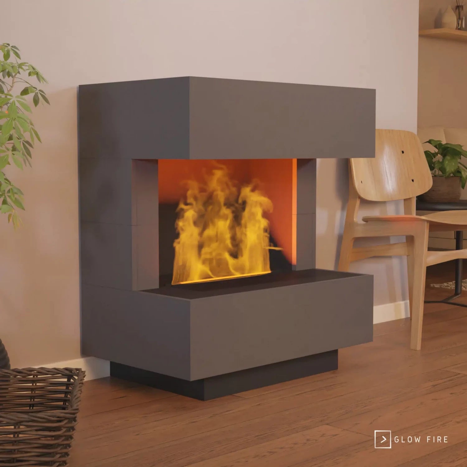 Chimenea híbrida Kleist – Gris
