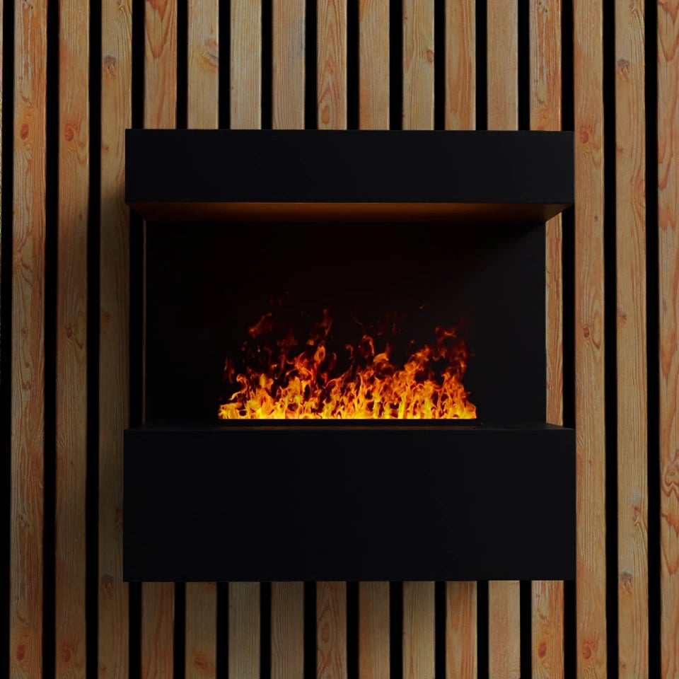 Late chimenea vapor de agua - Negra