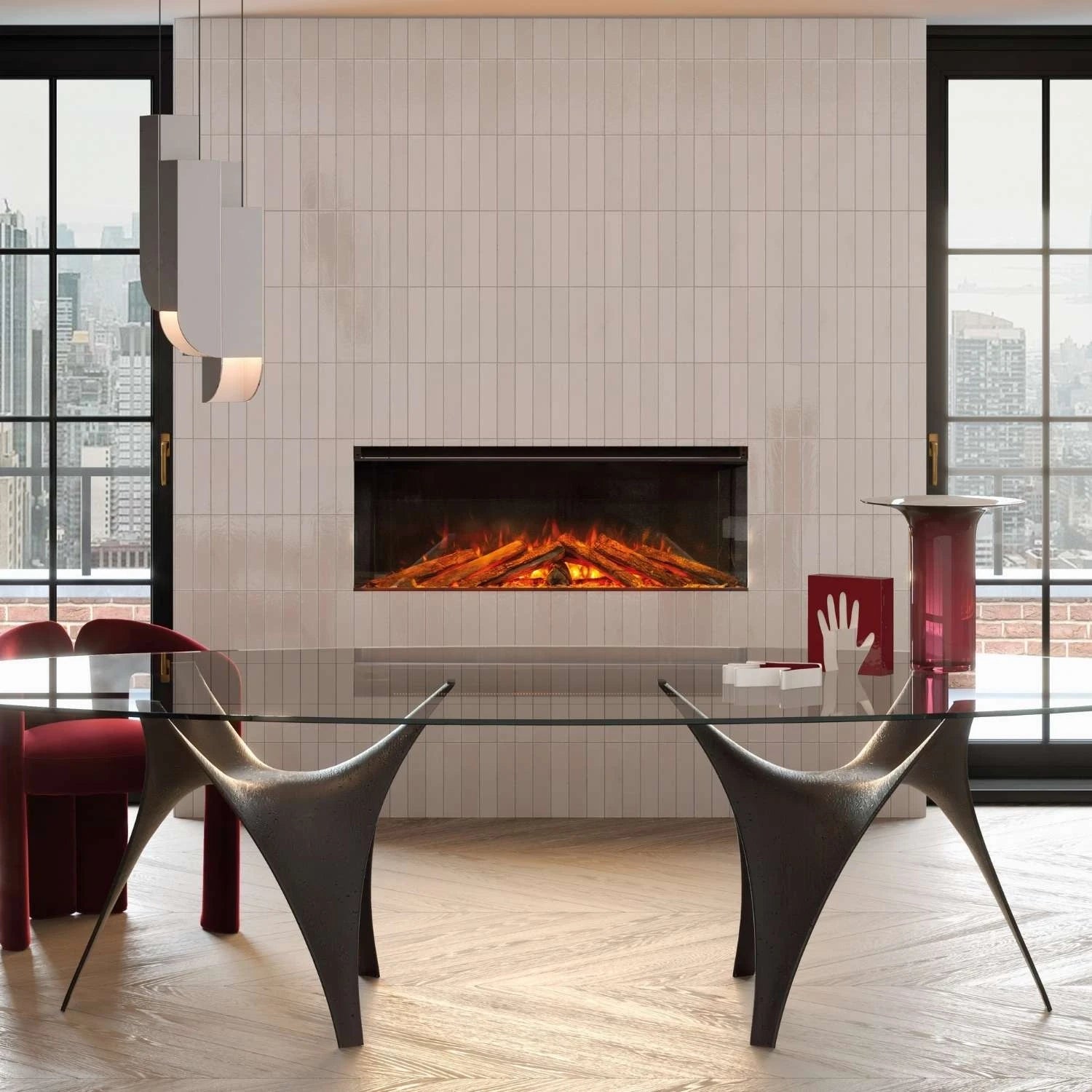 Insertable de chimenea eléctrica Lumen 1200