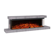Chimenea eléctrica de pared Lumen 1600 – Piedra