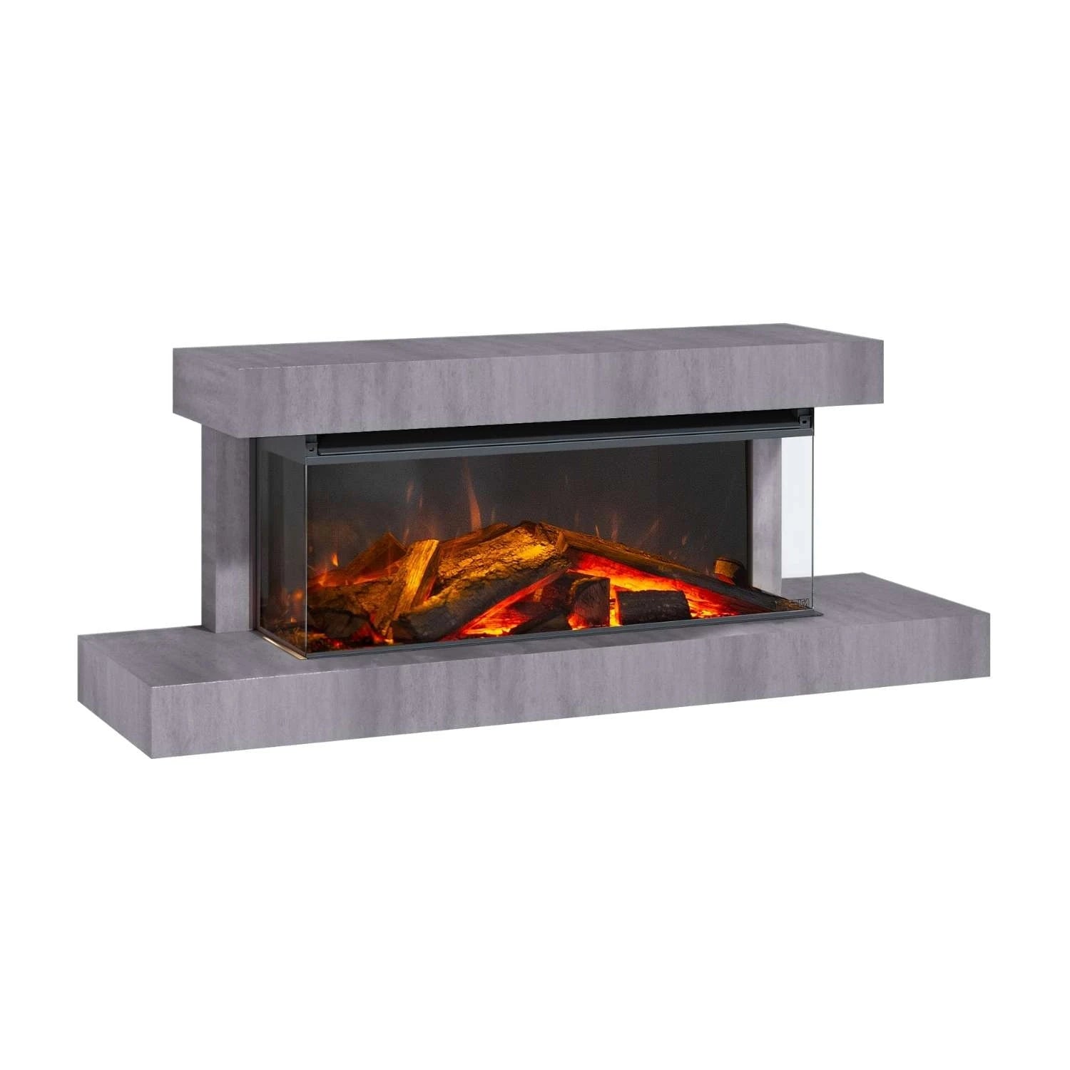 Chimenea eléctrica de pared Lumen 870 – Piedra