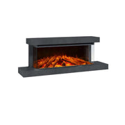 Chimenea eléctrica mural Lumen 1200 – antracita