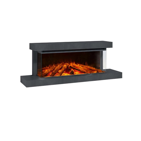 Chimenea eléctrica mural Lumen 1200 – antracita