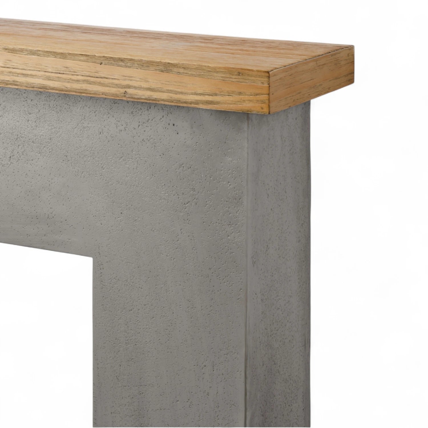 Rolf Gris hormigón - Marco para chimenea