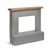 Rolf Gris hormigón - Marco para chimenea