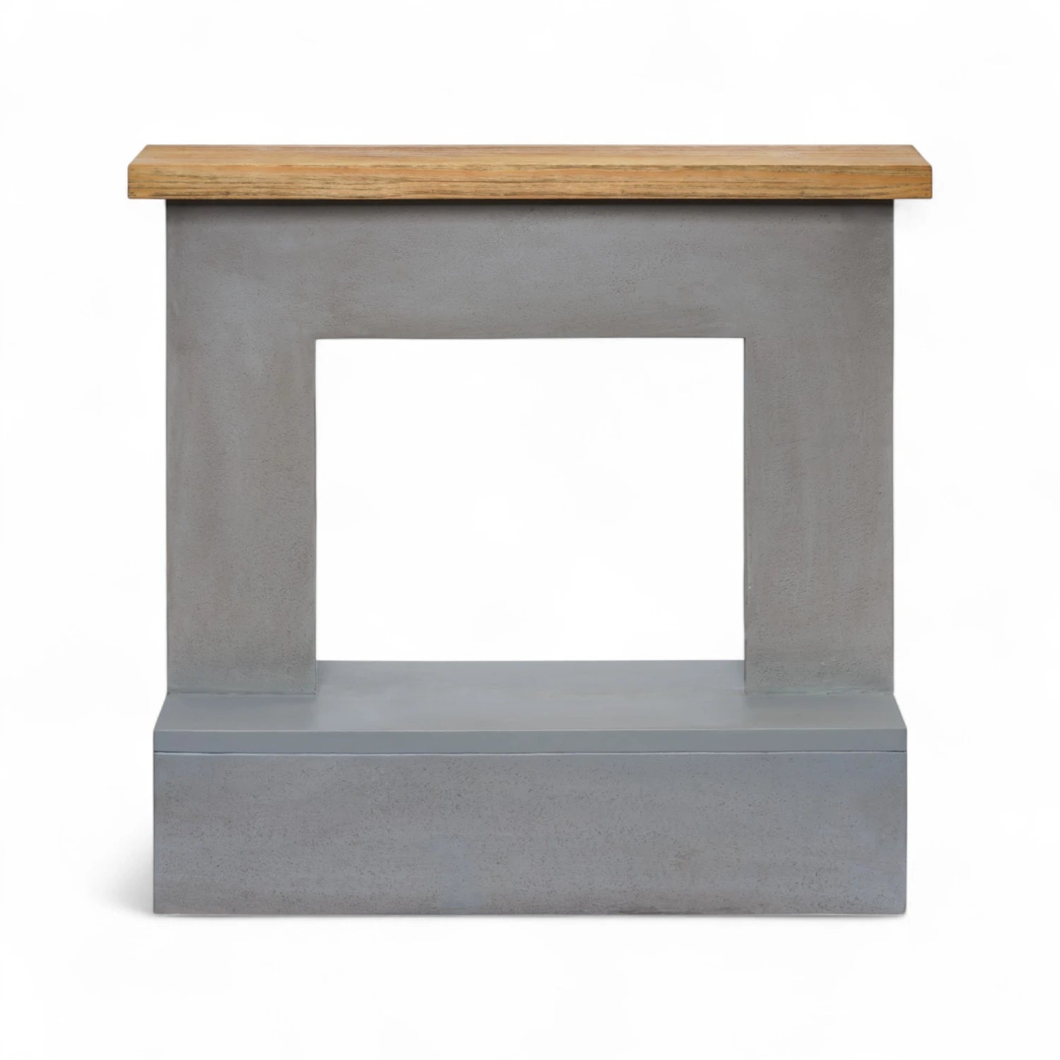 Rolf Gris hormigón - Marco para chimenea