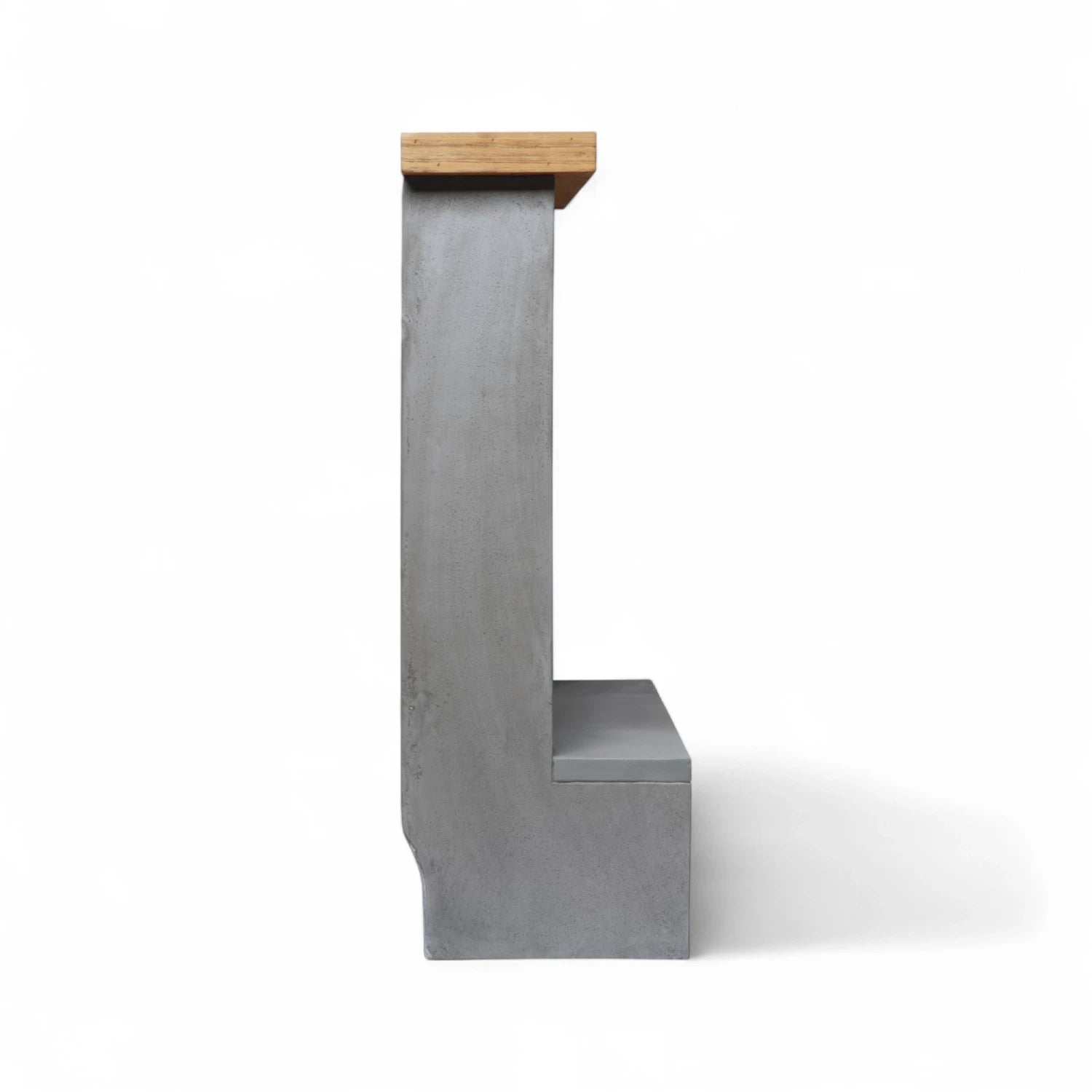 Rolf Gris hormigón - Marco para chimenea