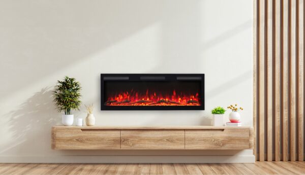 Chimenea Eléctrica Montada en Pared Majestic PRO de 50" (127 cm)