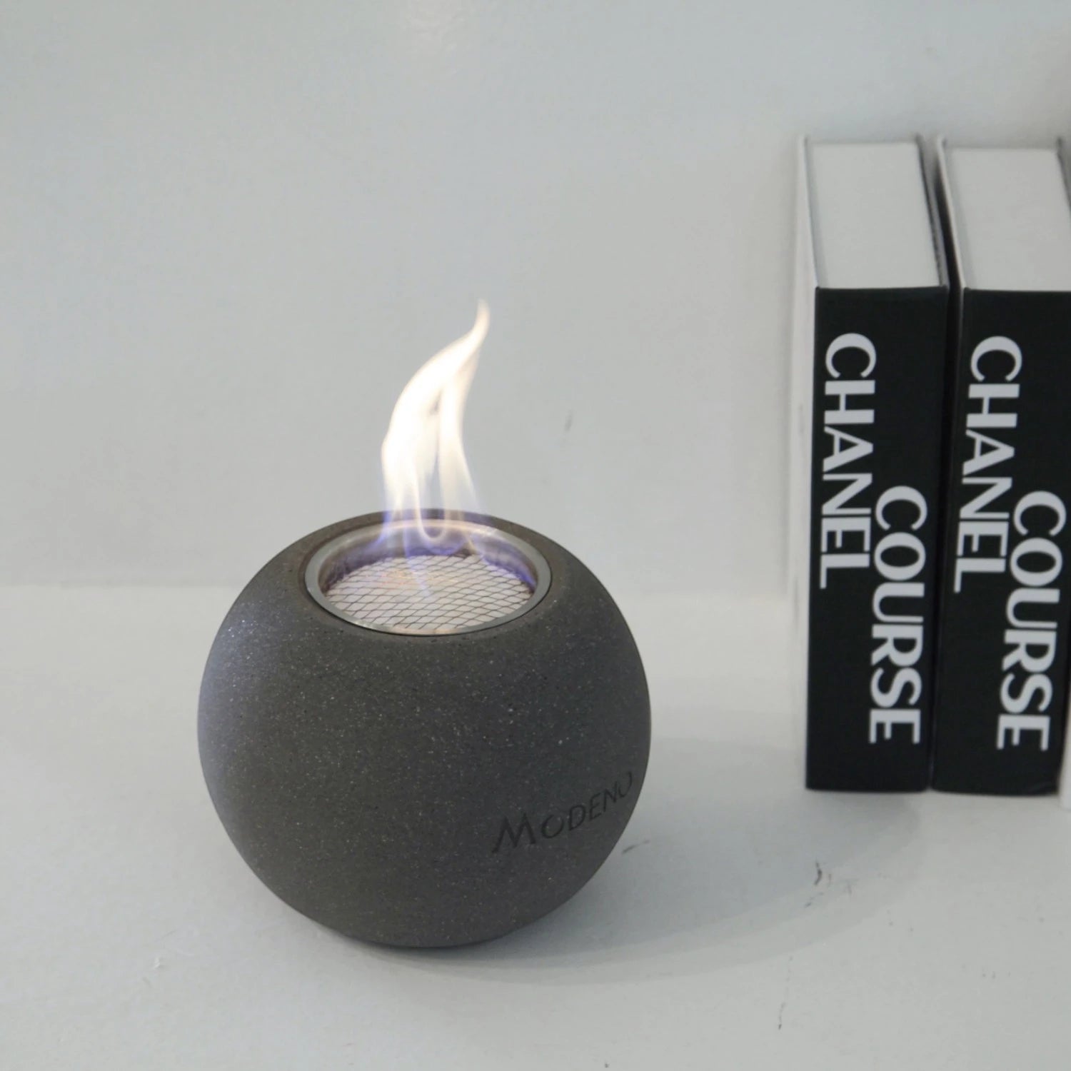 Paffu Chimenea Bioetanol de mesa – Gris Oscuro
