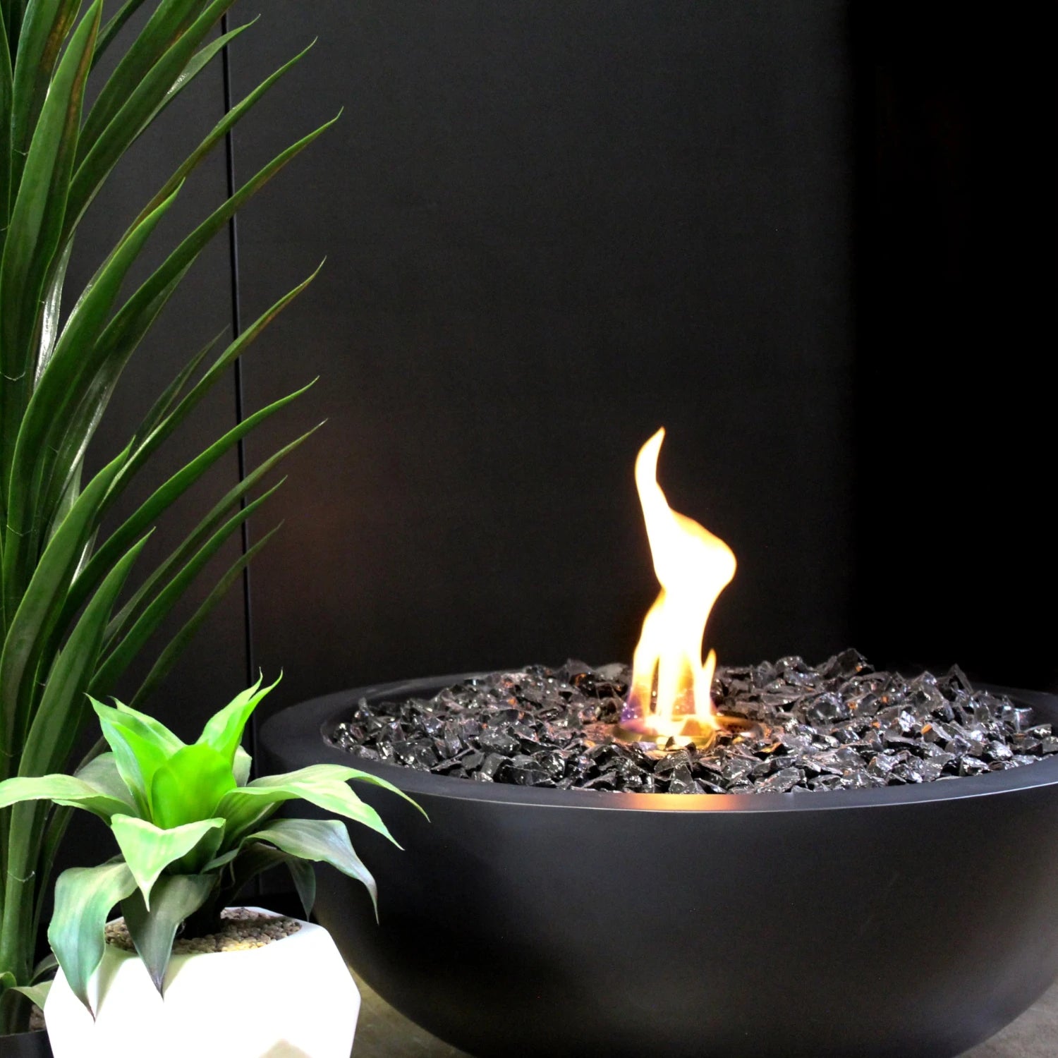 Mix 850 - Chimenea de bioetanol para exteriores en grafito