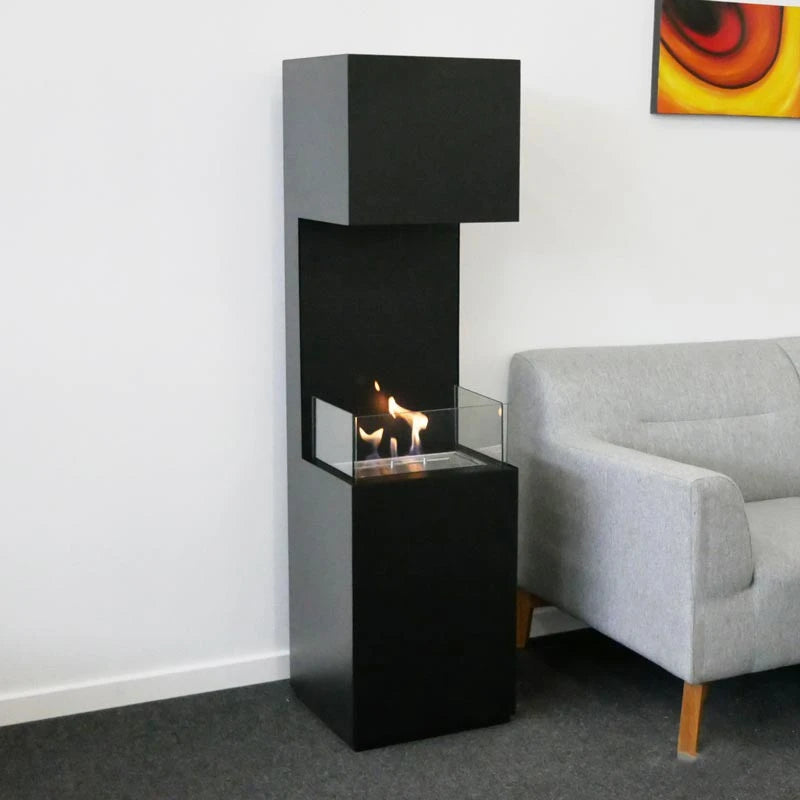 Chimenea abierta de bioetanol - negro