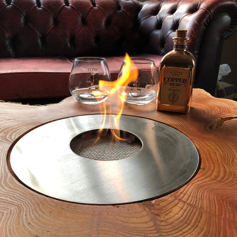 5L Round Outdoor Bioethanol Burner - Ø: 30 cm