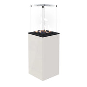 Calefactor de gas exterior deluxe - blanco