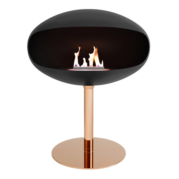 Pedestal Negro + Base de cobre