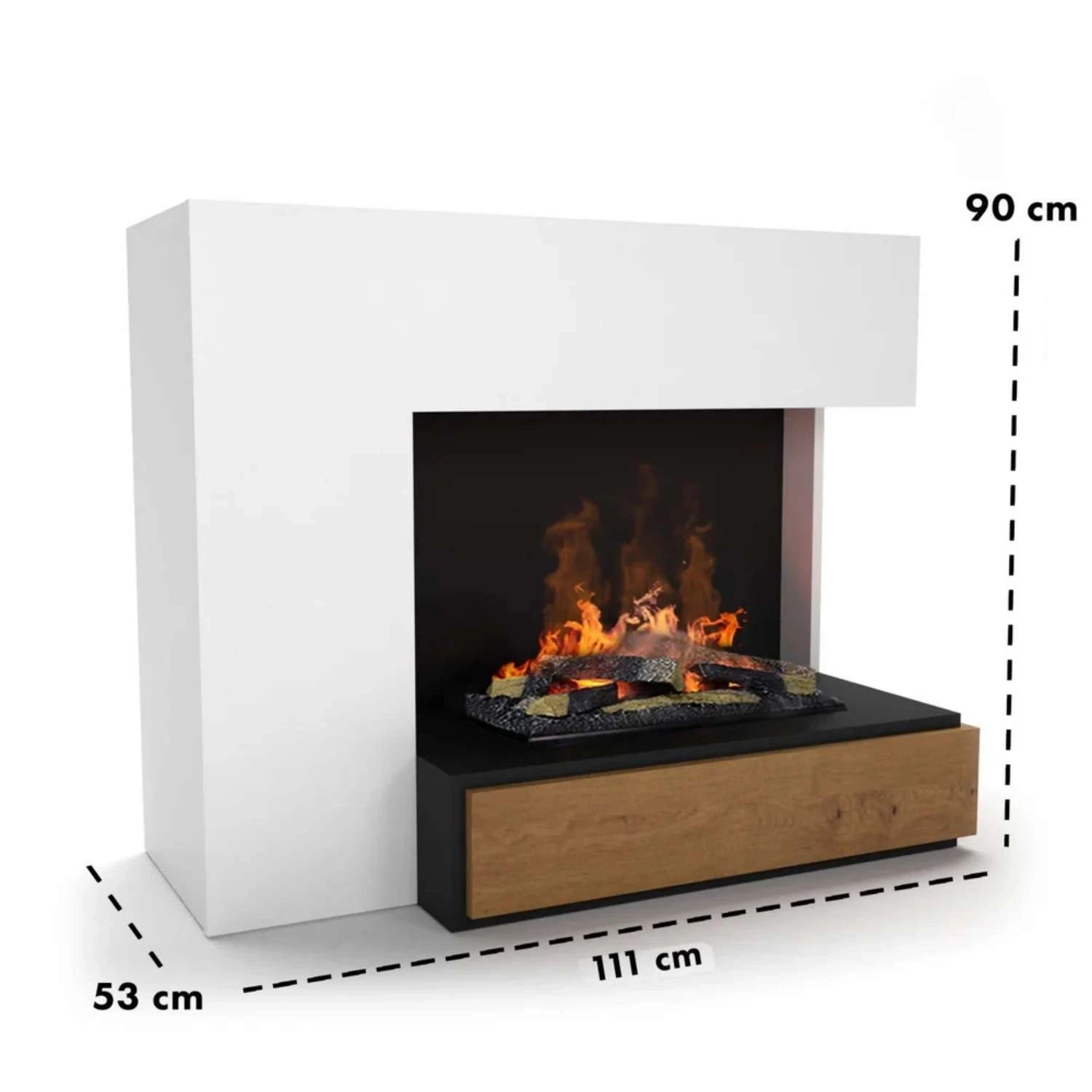Planck Lateral Derecho - OMC 600 | Chimenea de vapor de agua independiente