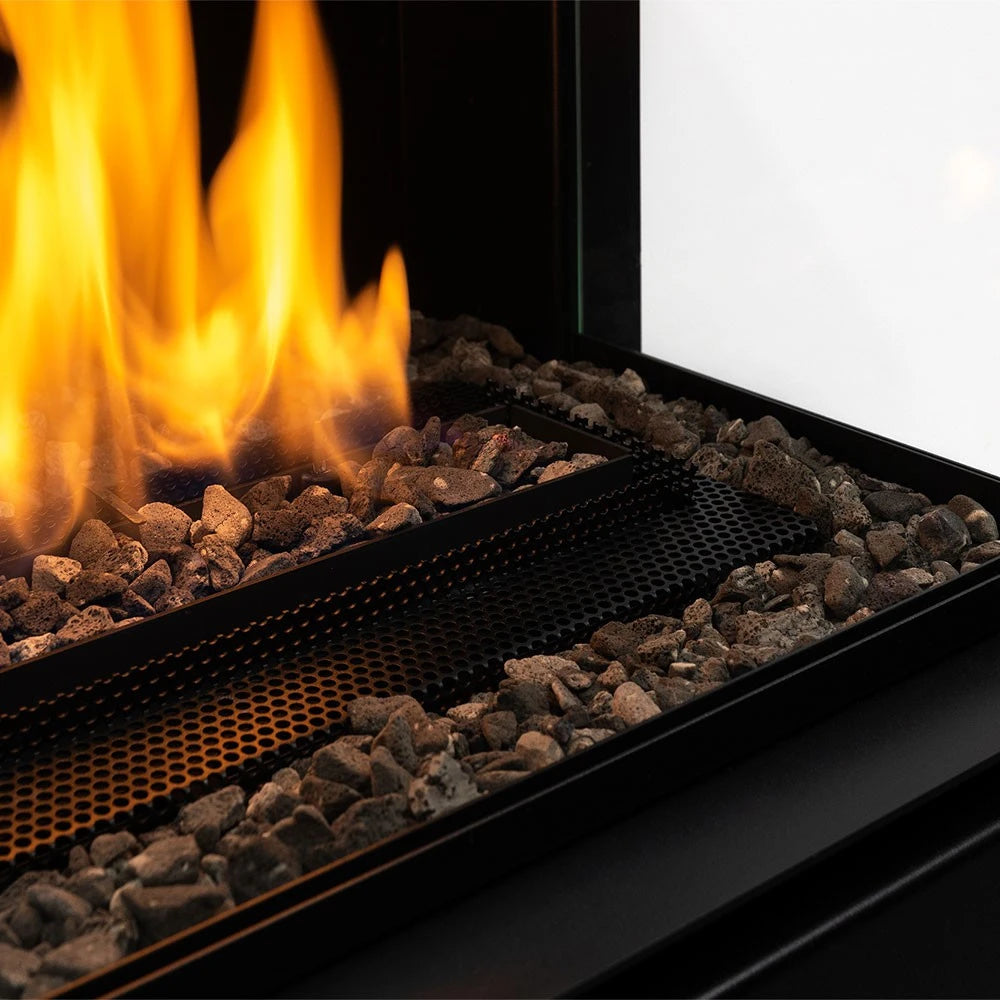 Planika Arcticon Black - Free-standing remote controlled Burning Ethanol Vapors bioethanol fireplace
