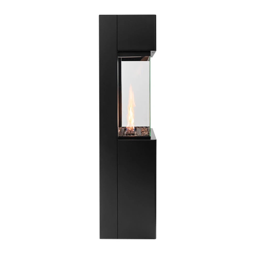 Planika Arcticon Black - Free-standing remote controlled Burning Ethanol Vapors bioethanol fireplace