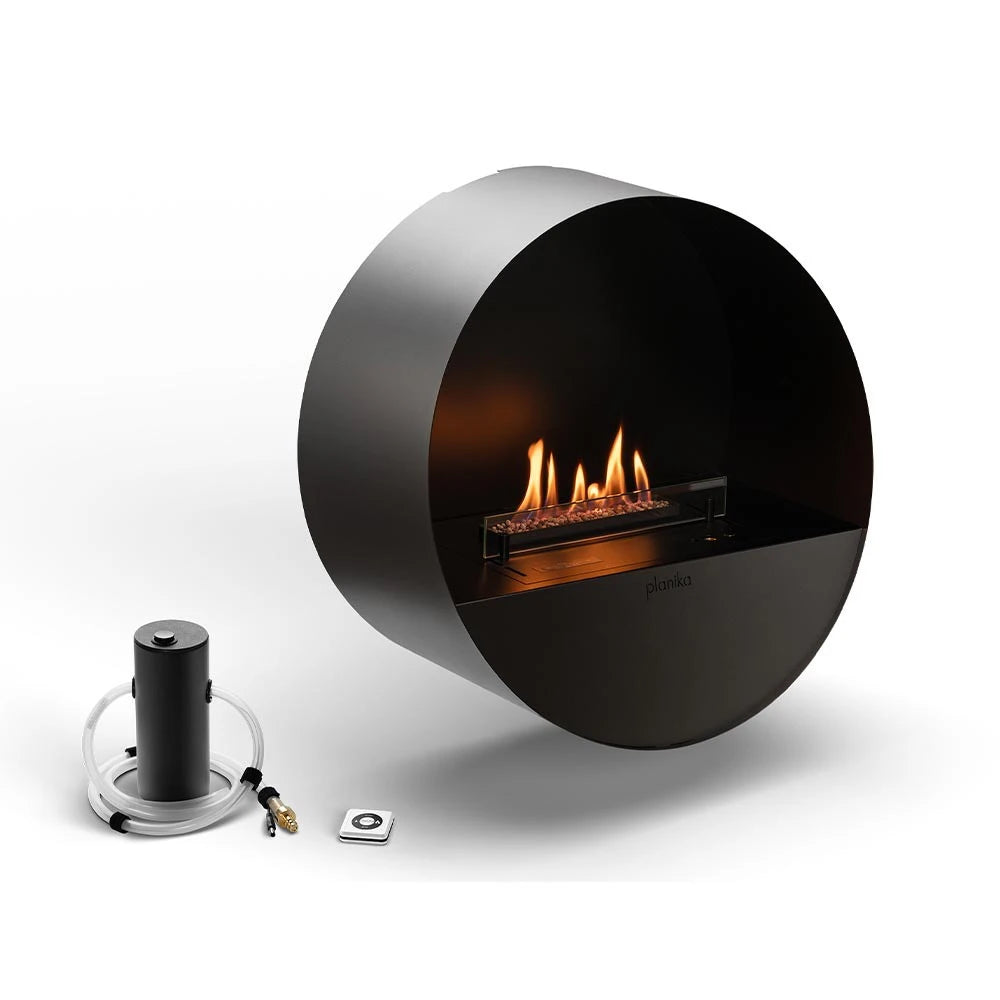 Planika Bubble Wall - Automatic Wall-mounted Bio Fireplace