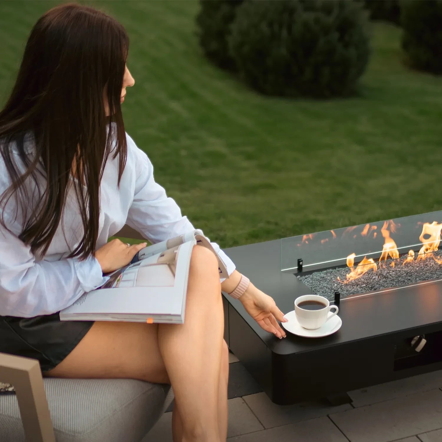 Planika Rio Table - Freestanding Gas Table for the Patio