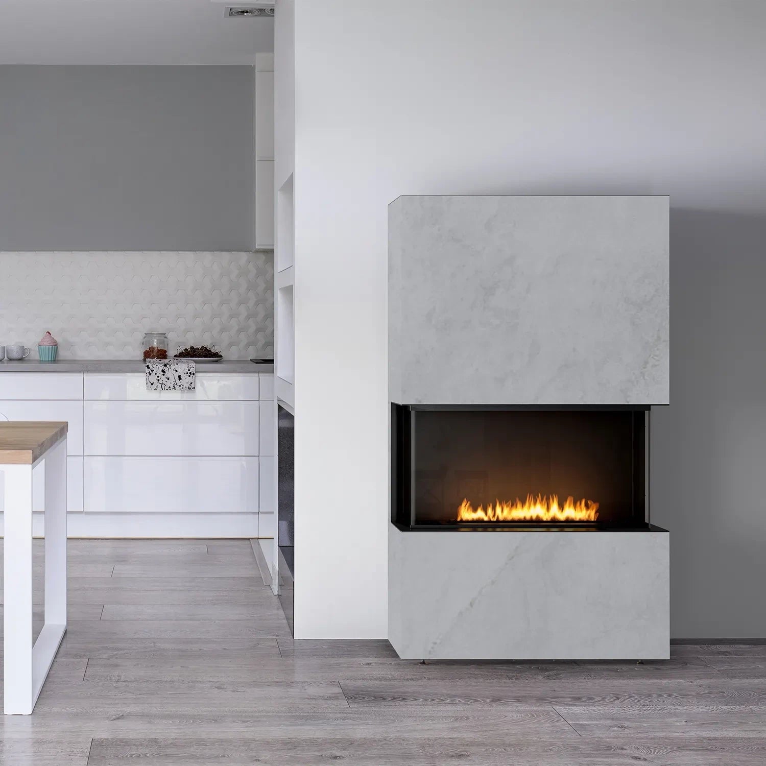 Stone Kreta from Planika Fires - Remote controlled