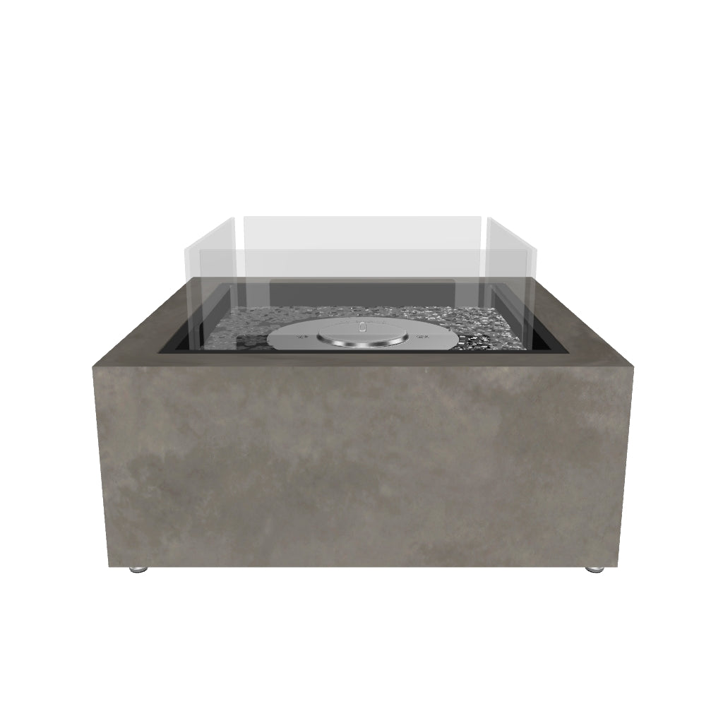 Base 30 - Brasero de bioetanol en teca