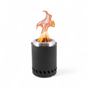 Volcano - Chimenea de Pellet de Mesa - Acero Inoxidable Negro