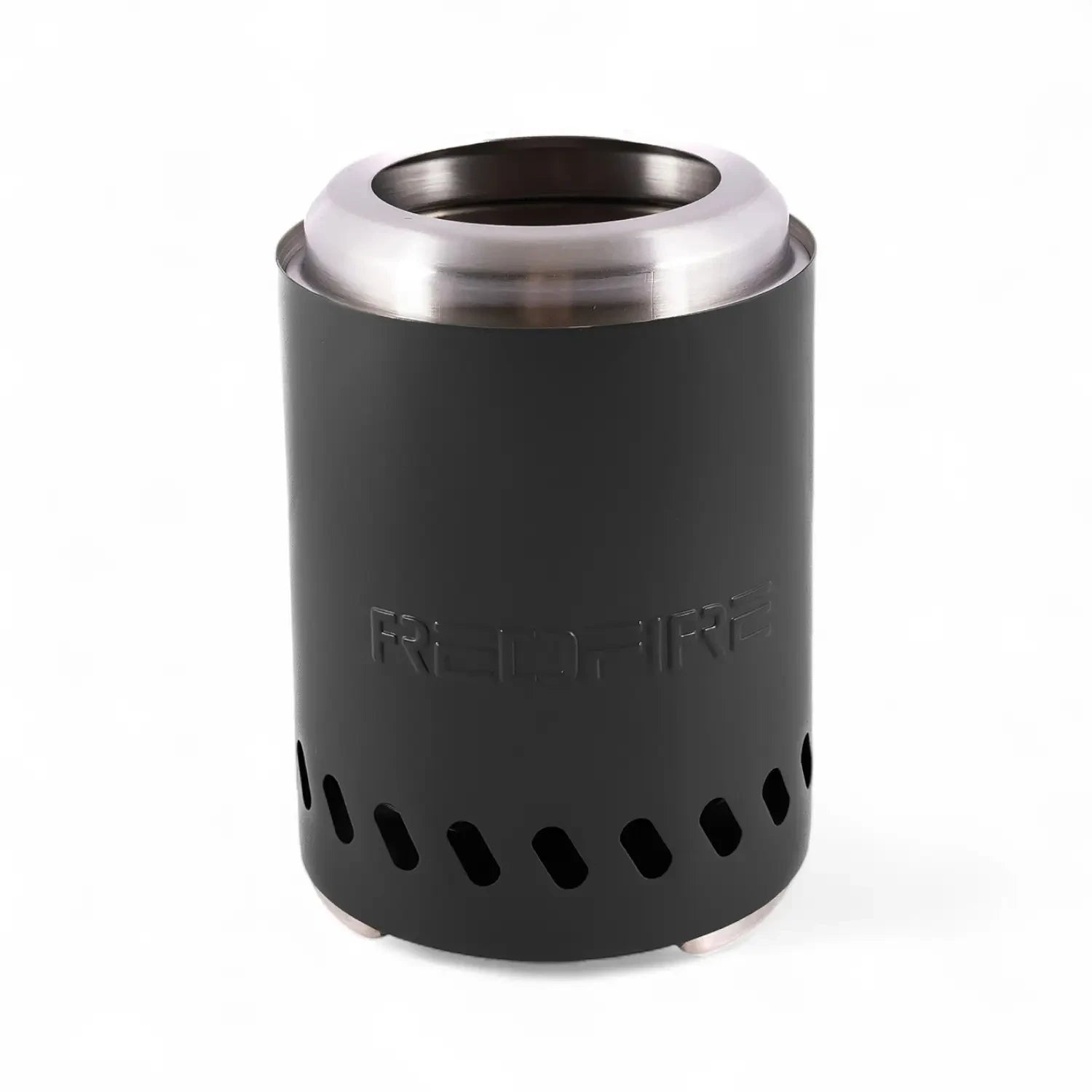 Volcano - Chimenea de Pellet de Mesa - Acero Inoxidable Negro