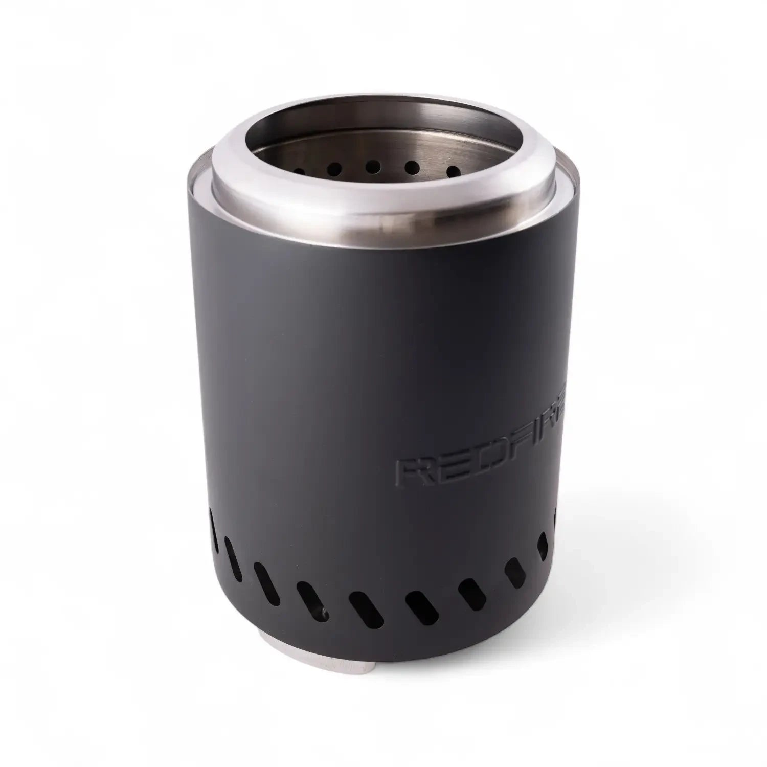 Volcano - Chimenea de Pellet de Mesa - Acero Inoxidable Negro