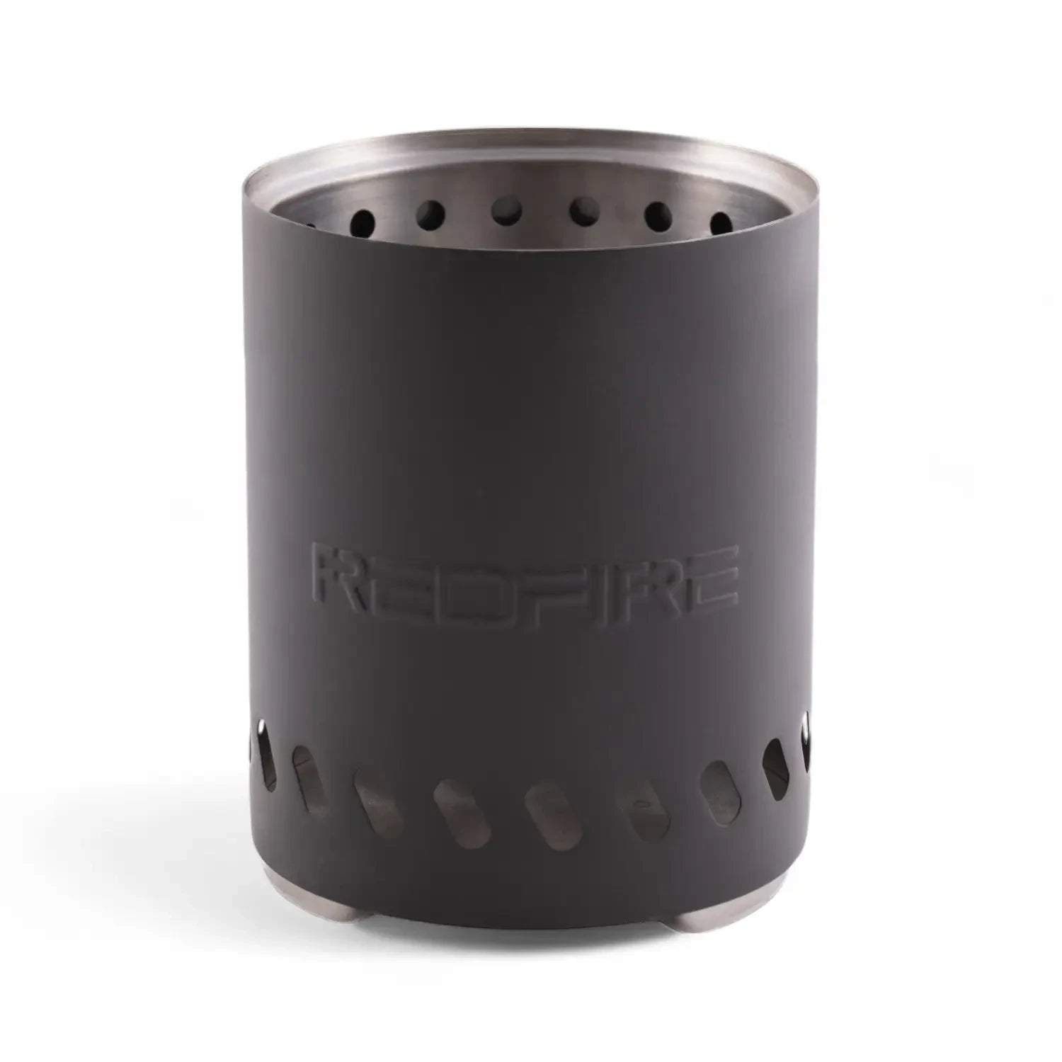 Volcano - Chimenea de Pellet de Mesa - Acero Inoxidable Negro