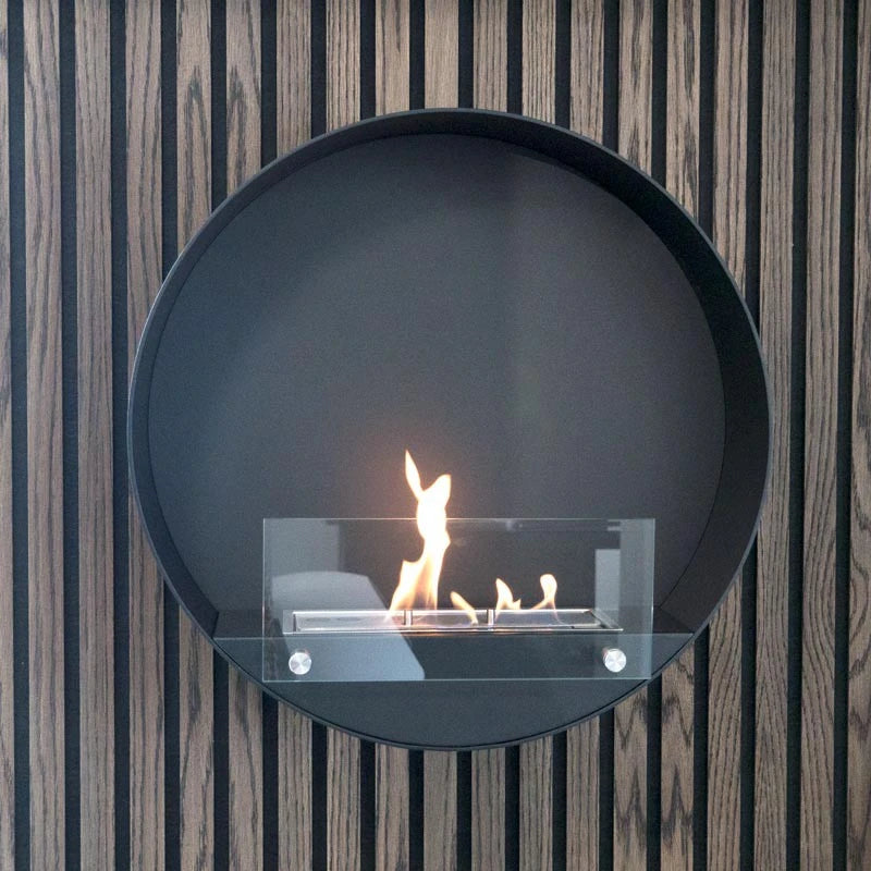 Delaware Negro - Chimenea bioetanol de pared