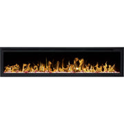 Chimenea eléctrica Royal 72" - 182 cm Chimenea montada en la pared