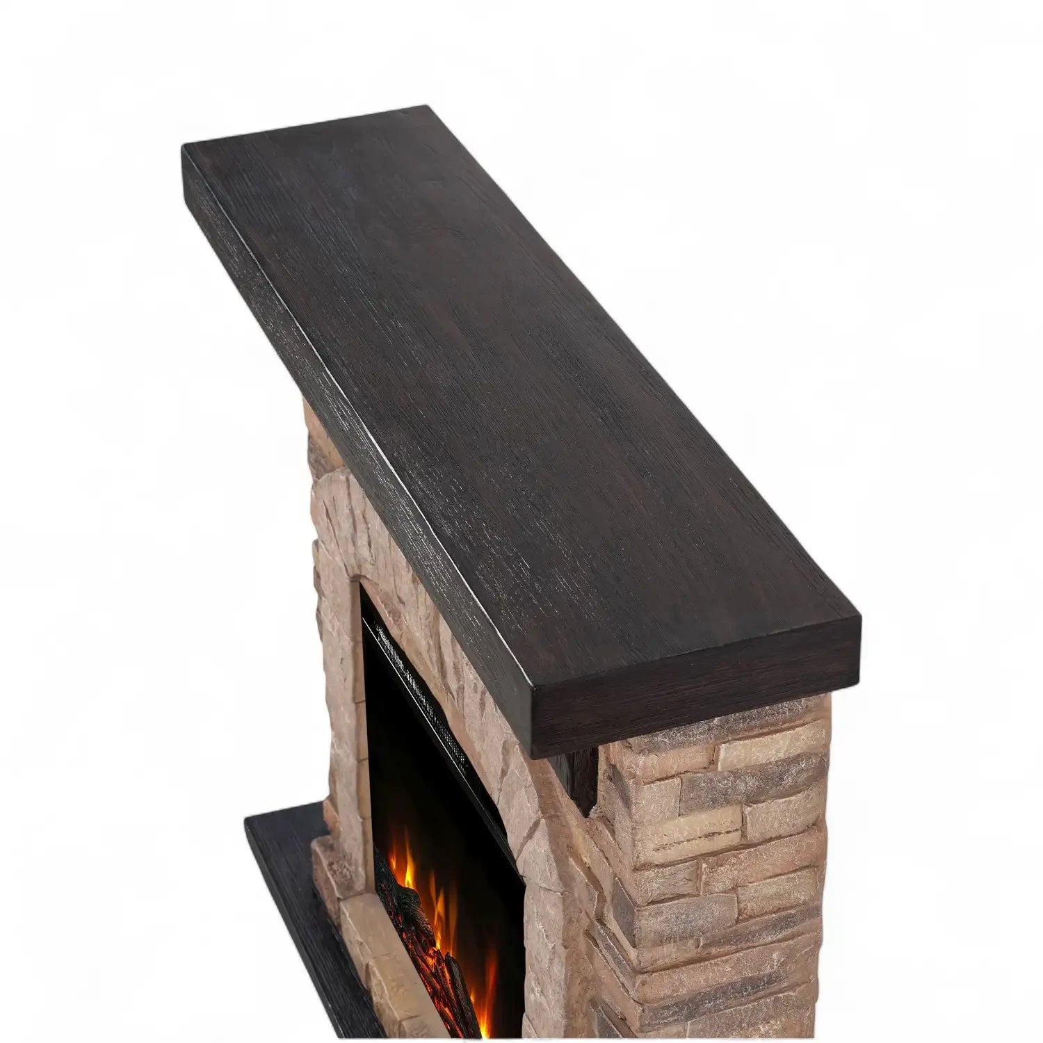 Eira - Chimenea eléctrica con diseño Clásico de Piedra
