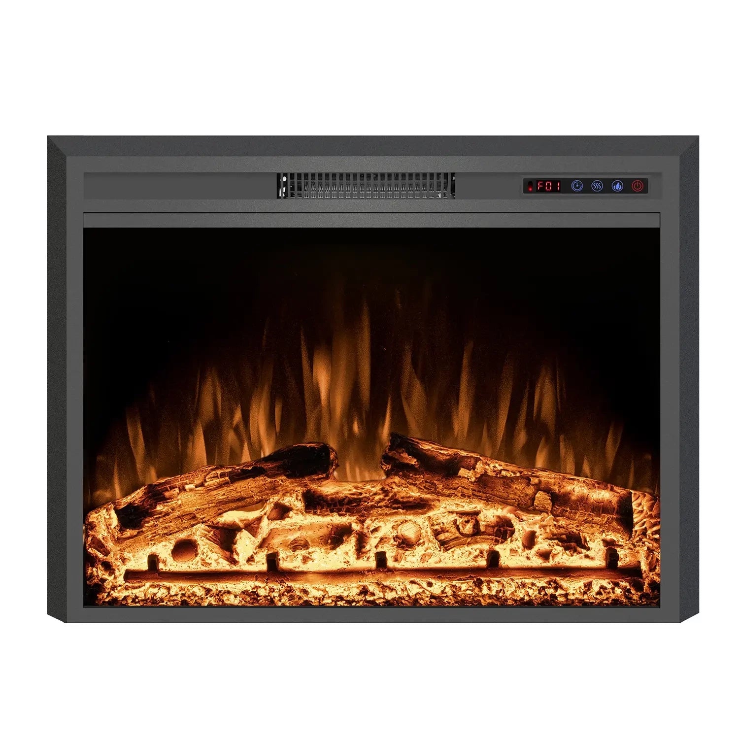 Pyrope 77 cm - Inserto de chimenea eléctrica