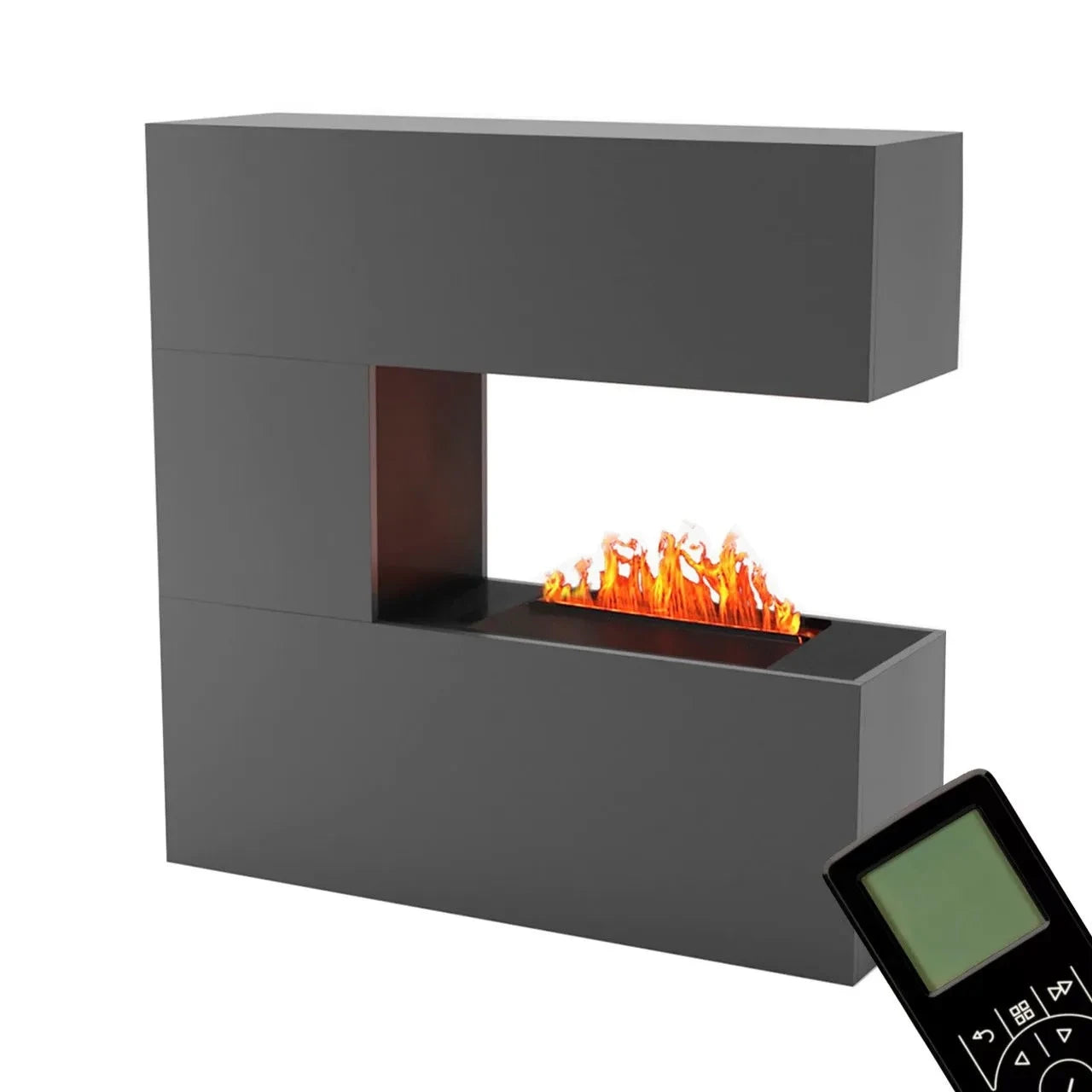 Chimenea híbrida Schiller – Gris