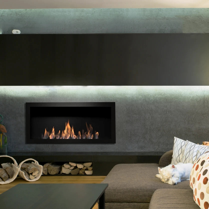 Icon Fires Slimline Firebox SFB1100 negro