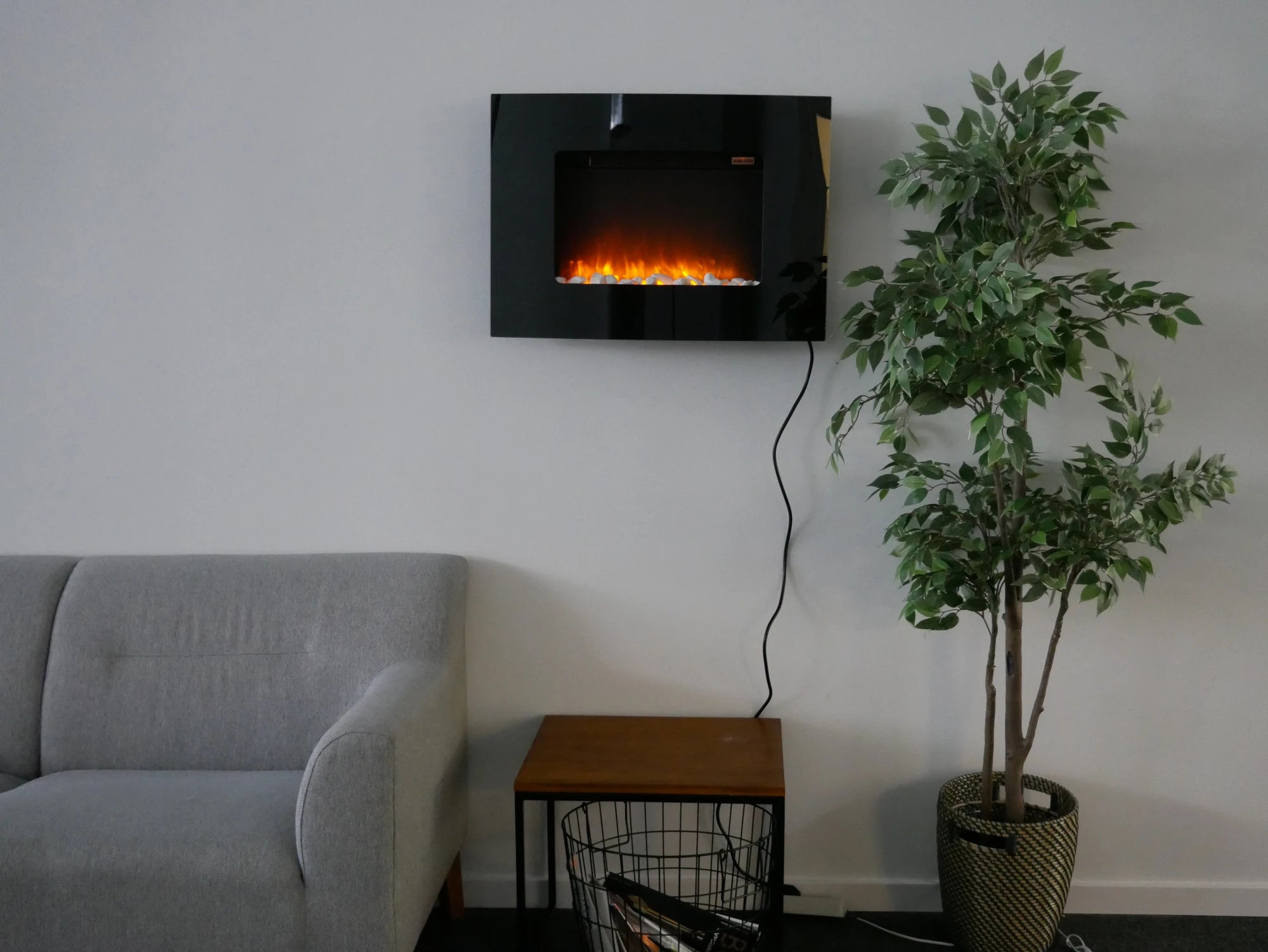chimenea eléctrica pequeña