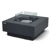 MANHATTAN Mesa de Bioetanol – Negro Pizarra