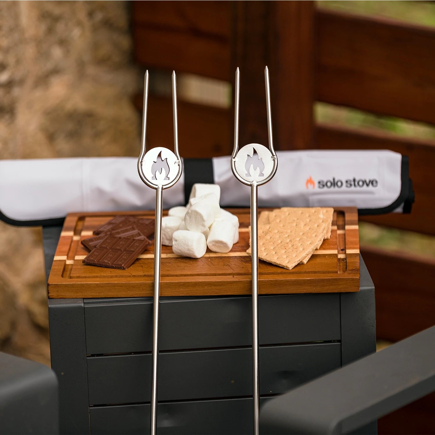 Pinchos de cocina de Solo Stove en acero inoxidable