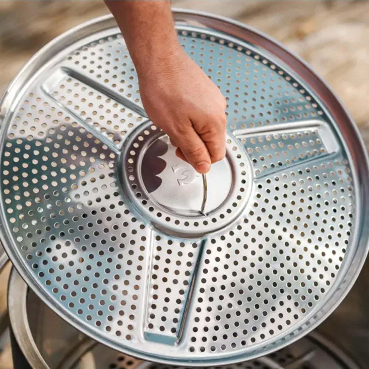 Pellet adapter for Yukon brazier - Stainless steel