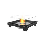 Square 22 bioethanol built-in kit, compact square shape