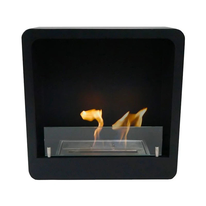 Chimenea Bioetanol Pared con Bordes Redondeados