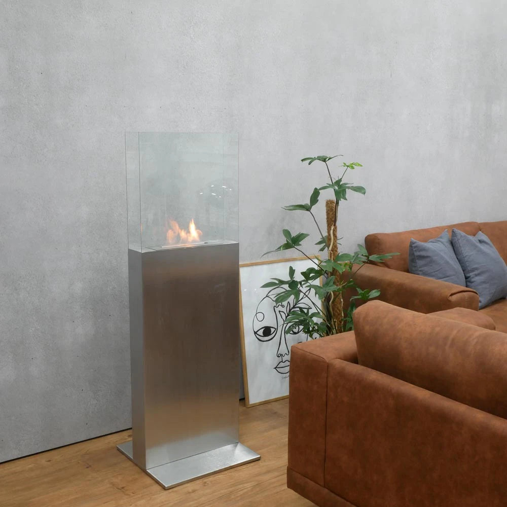 Chimenea de bioetanol de acero inoxidable