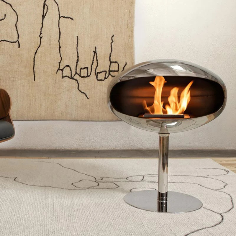 Cocoon Pedestal Acero