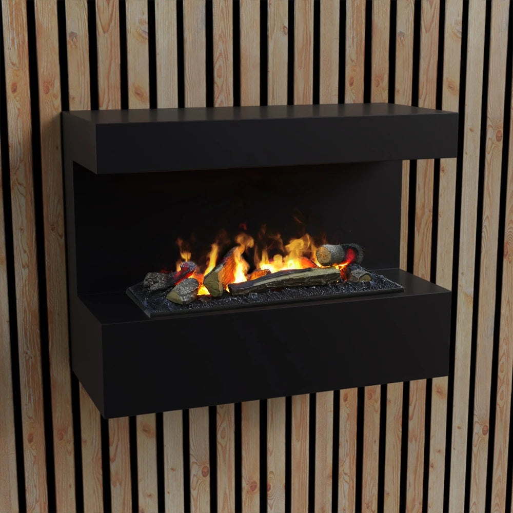 Steinsdal chimenea vapor de agua - Negro